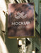 Free Street Business Sign Mock-Up Psd