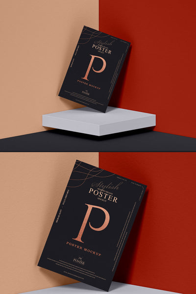 Free Stylish Branding Poster Mockup