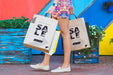 Free Stylish Woman With Shopping Bags Mockup Psd