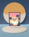 Free Summer Concept With Horizontal Tablet Psd