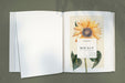 Free Sunflower On A Magazine Mockup With A Blank Space Psd