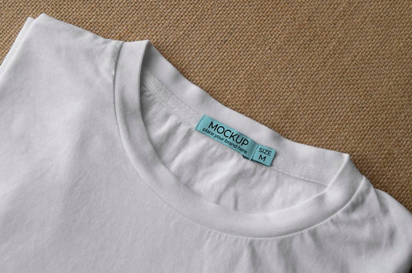 Free T-Shirt Label Mockup Psd