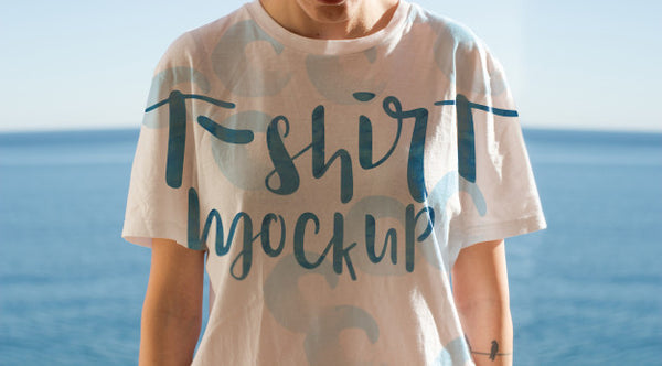 Free T-Shirt Mockup Design Psd