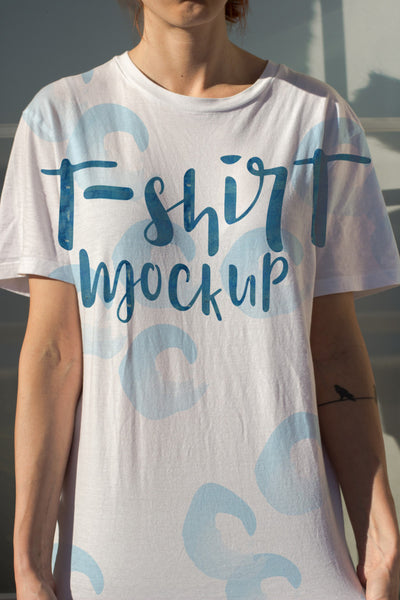 Free T-Shirt Mockup Design Psd