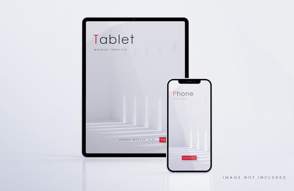 Free Tablet And Smartphone Mockup Psd