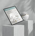 Free Tablet Mock-Up Composition With Stone And Metallic Elements Psd