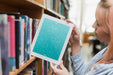 Free Tablet Or Ebook Reader Mockup With Literature Concept Psd