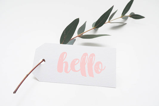 Free Tag Mockup