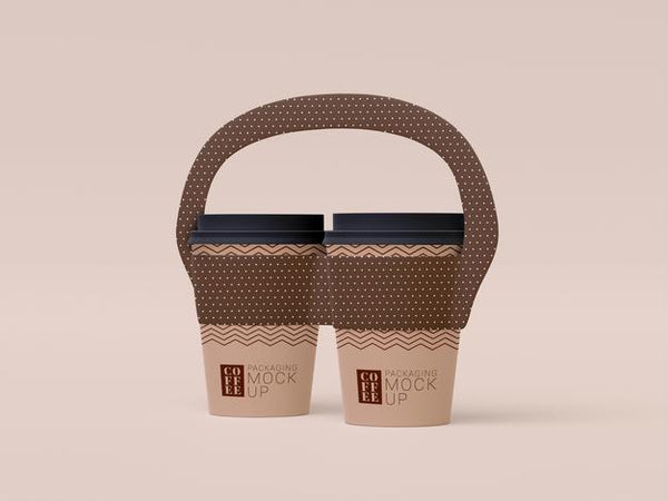 Free Take Away Disposable Coffee Cup Mockup Psd