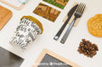 Free Take Away Food Composition Psd