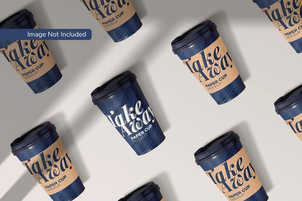 Free Take Away Paper Cup Mockup Psd