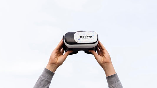 Free Technology Concept With Vr Glasses Mockup Psd