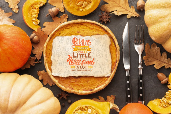 Free Thanksgiving Day Celebration Food Concept Psd