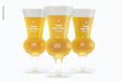 Free Thistle Beer Glasses Mockup Psd