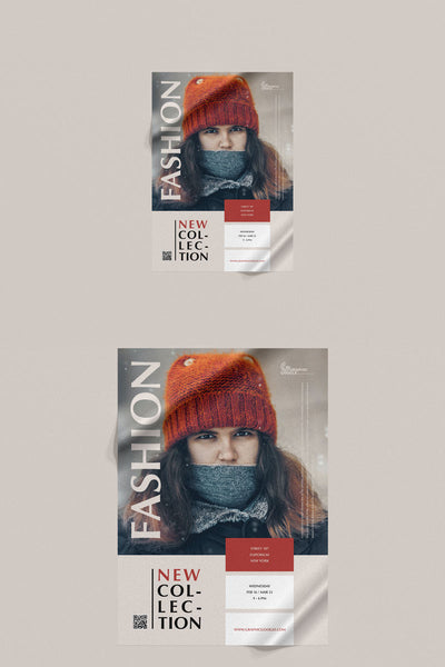 Free Top View A4 Flyer Mockup Psd