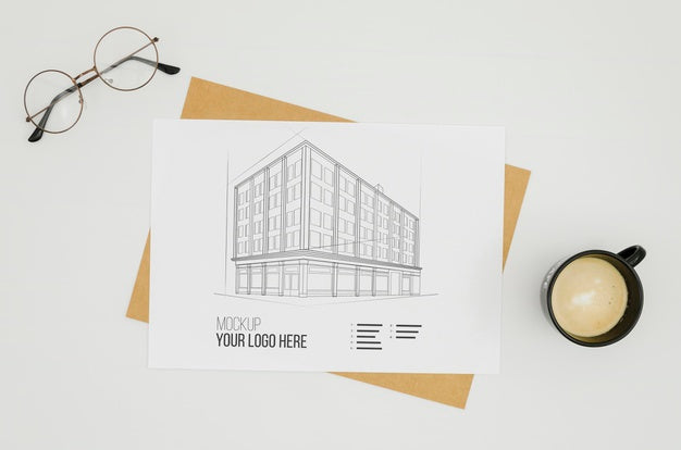 Free Top View Architecture Outdoors Mock-Up Psd