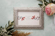 Free Top View Arrangement Of Wedding Elements With Frame Mock-Up Psd