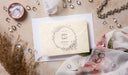 Free Top View Beautiful Arrangement Of Wedding Elements With Card Mock-Up Psd