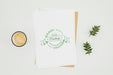 Free Top View Coffee And Botanical Mock-Up Psd