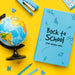 Free Top View Composition Of School Supplies Psd