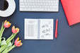Free Top View Desk Concept With Mock-Up Psd