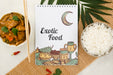 Free Top View Exotic Food Concept With Mock-Up Psd