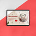 Free Top View Merry Christmas Greeting With Mock-Up Psd