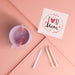 Free Top View Mother'S Day Card And Mug With Mock-Up Psd