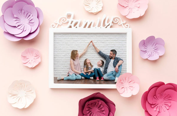 Free Top View Mothers Day Concept Psd