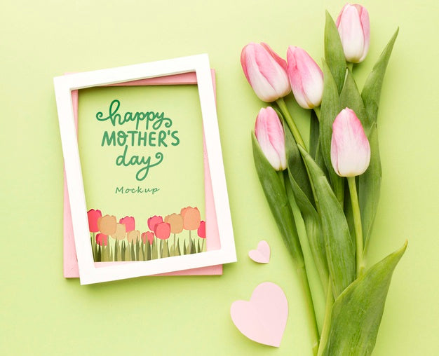 Free Top View Mothers Day Concept Psd