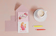 Free Top View Mothers Day Greeting Card Psd
