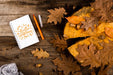 Free Top View Notebook On Wooden Background Psd