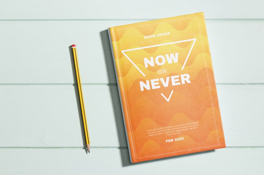 Free Top View Of Brochure Concept Mock-Up Psd