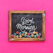 Free Top View Of Chalkboard Mockup With Pink Background Psd