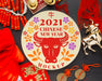Free Top View Of Chinese New Year Mock-Up Psd