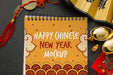 Free Top View Of Chinese New Year Mock-Up Psd