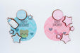 Free Top View Of Colored Baby Shower Decorations Psd