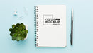 Free Top View Of Desk Concept Mock-Up Psd