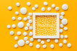 Free Top View Of Mock-Up Frame Psd