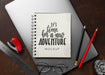 Free Top View Of Notebook On Laptop With Pencils And Glasses At Desk Psd