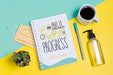 Free Top View School Supplies With Medical Mask And Hand Sanitizer Psd