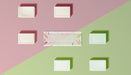 Free Top View Soaps And Mask Arrangement Psd