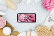 Free Top View Spa Center Mock-Up And Smartphone Psd