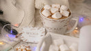 Free Top View Winter Hygge Composition With Tag Mock-Up Psd