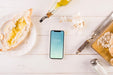 Free Traditional Spanish Food Mockup With Smartphone Psd