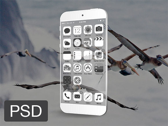 Free Transparent Iphone Mockup Psd