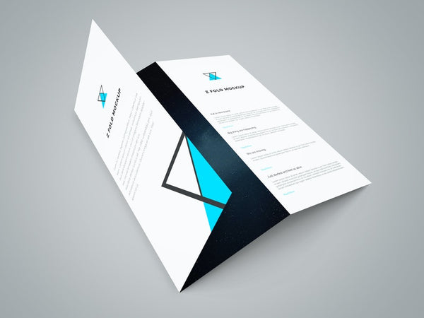 Free Tri Fold Brochure Psd Mockup