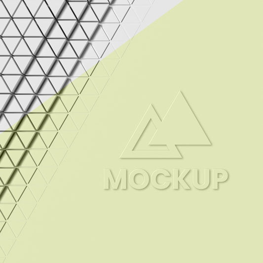 Free Triangular 3D Background Psd