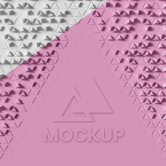 Free Triangular 3D Background Psd