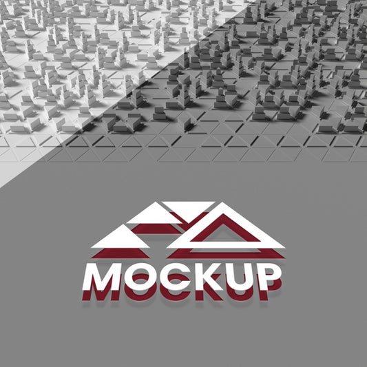 Free Triangular 3D Background Psd